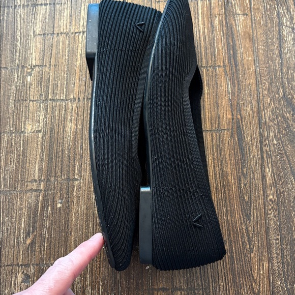 Vivaia Margot 2.0 Square-Toe V-Cut Knit Flats 37.5 / 7.5 VGUC - Picture 3 of 9